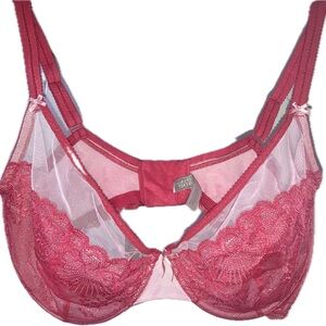 Victoria's Secret Red Lace Underwire Bra